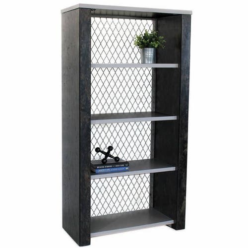 Wood & Steel Industrial Bookcase 022 Industrial Style Etsy