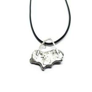 Silver nugget pendant Clearance