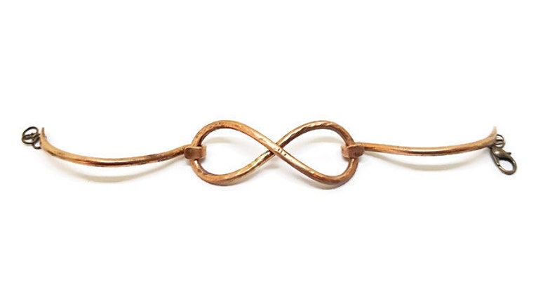 Bare Copper Infinity Face for Bella Varieta Bracelet Interchangeable Bracelet Face