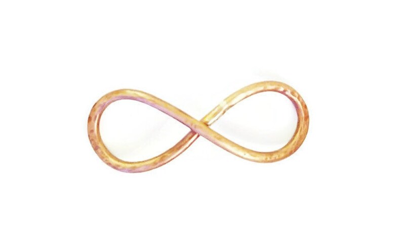 Bare Copper Infinity Face for Bella Varieta Bracelet Interchangeable Bracelet Face