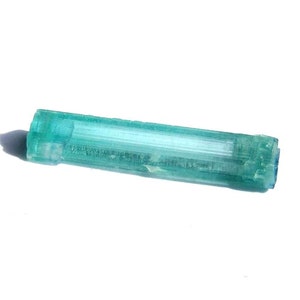 Sky Blue Bi Color Tourmaline 4.05 Ct Facet Grade Rough Crystal Terminated Indicolite Blue Stone Jewelry Making  201E