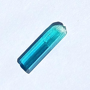 Sky Blue Bi Color Tourmaline 1.25 Ct Facet Grade Rough Pencil Crystal Indicolite Paraiba Stone Jewelry Making 203B