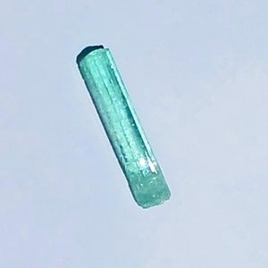 Sky Blue Color Tourmaline 3.60 Ct Facet Grade Rough Pencil Wire Wrap Crystal Indicolite Blue Stone Jewelry Making  201K