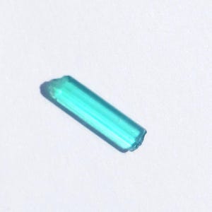 Vibrant Sea Blue Green Peacock Color Tourmaline 1.45 Ct Facet Grade Rough Crystal Indicolite Blue Stone Jewelry Making  201J