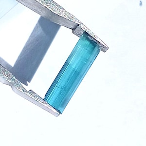 Blue Bi Color Tourmaline 1.15 Ct Facet Grade Rough Pencil Crystal Indicolite Paraiba Stone Jewelry Making  201T