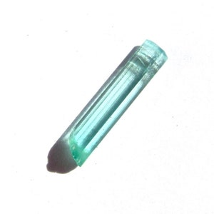 Sky Blue Bi Color Tourmaline 1.95 Ct Facet Grade Rough Crystal Terminated Indicolite Blue Stone Jewelry Making  201C