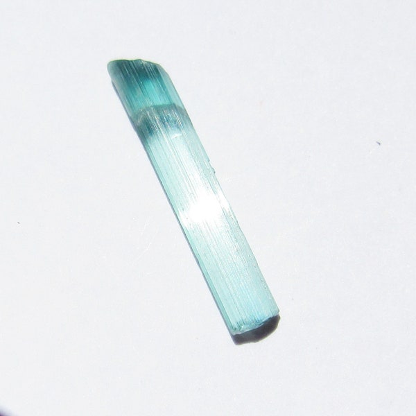 Neon Electric Blue Tourmaline 3.83 Ct Facet Grade Tri Color Rough Crystal Paraiba Indicolite Blue Stone Jewelry Making Wire Wrap 192Y