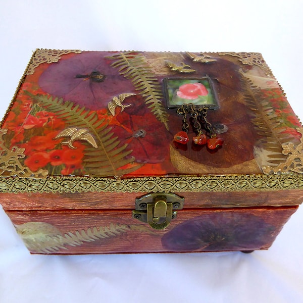 Decorative Wood Box Etsy