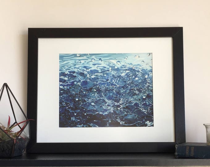 Detailed Realistic Water Splash Painting Giclee Art Print