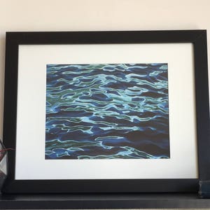 Large Ocean Waves Painting Giclee Art Print