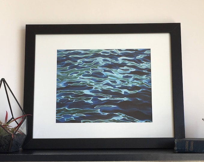 Large Ocean Waves Painting Giclee Art Print