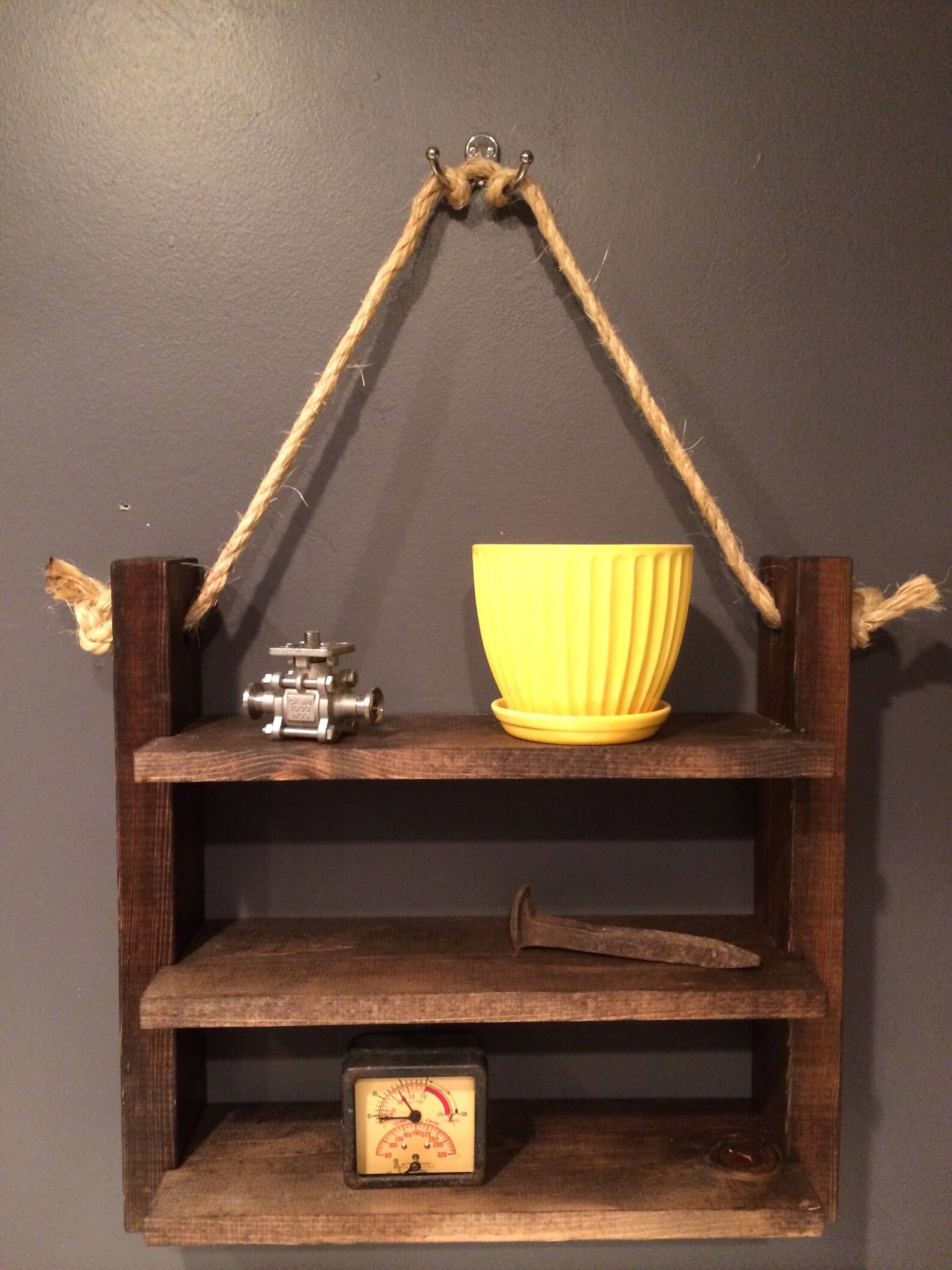 Rustic Bathroom Shelf Wooden Shelves Rustic Home Decor Etsy