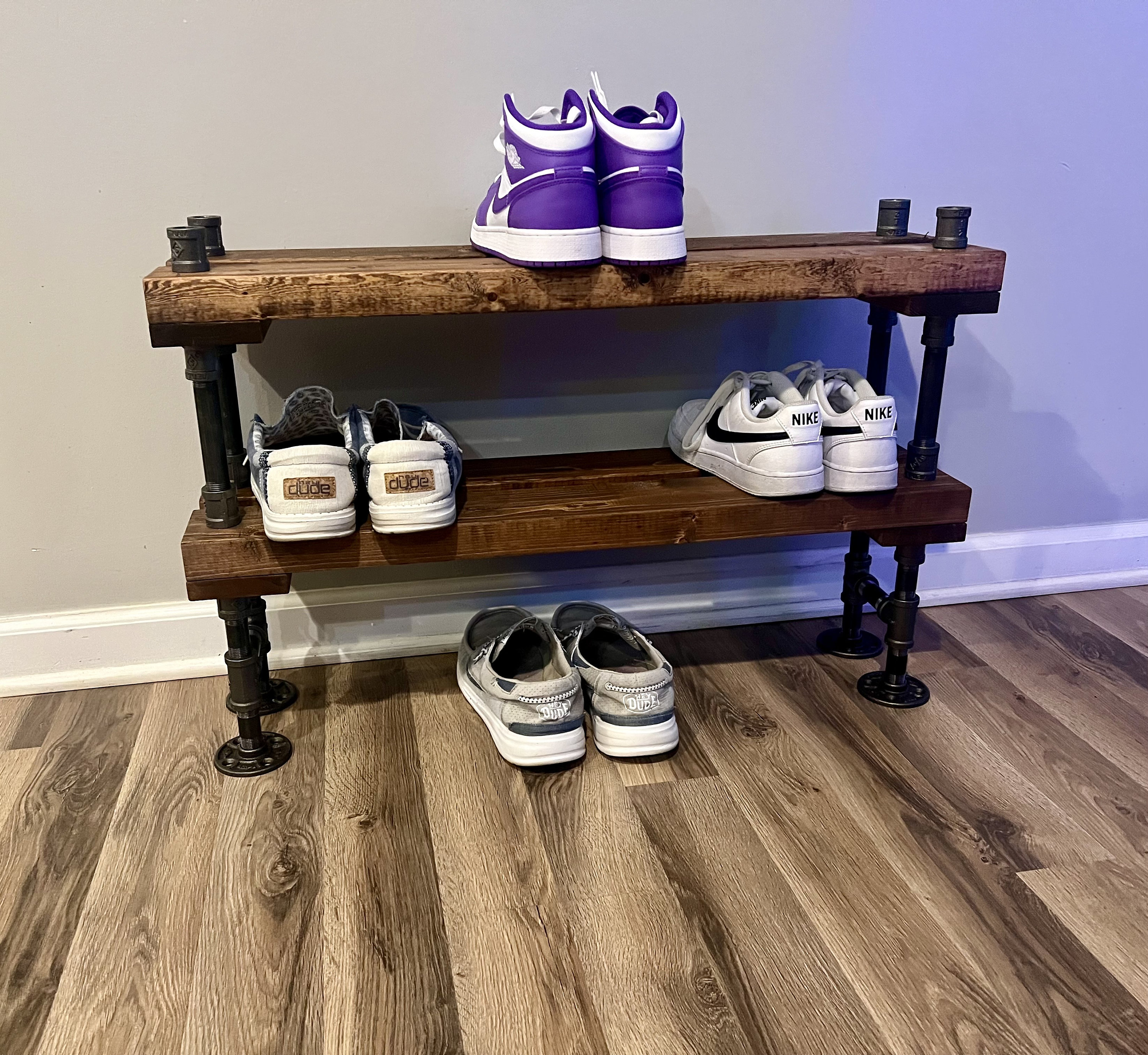 Garage Shoe Rack