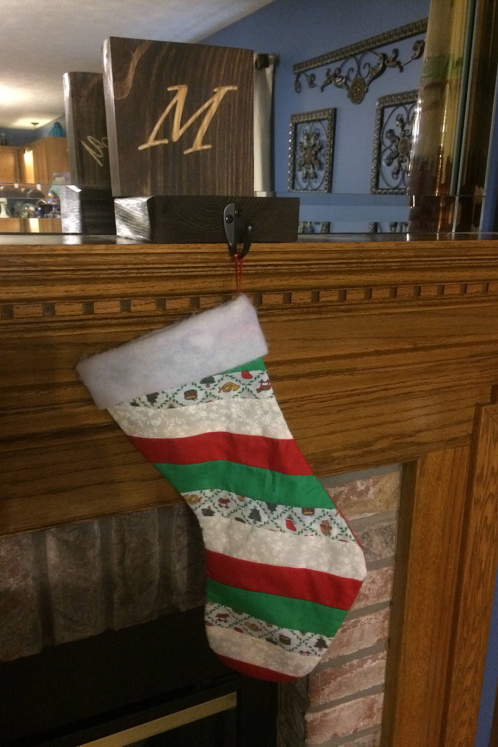 Wooden Stocking Holders Rustic Stocking Holder Stocking Etsy