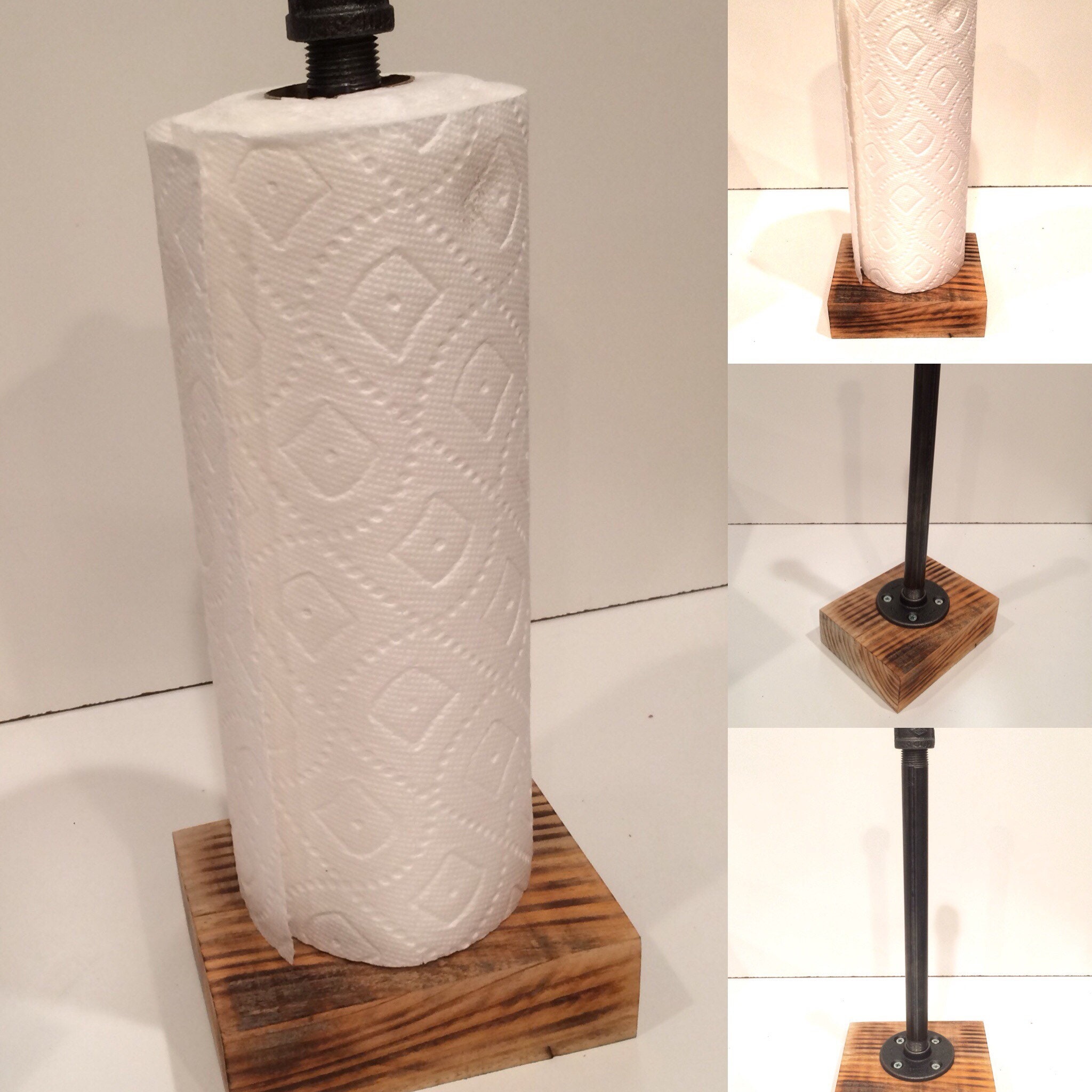 Industrial Pipe Paper Towel Holder