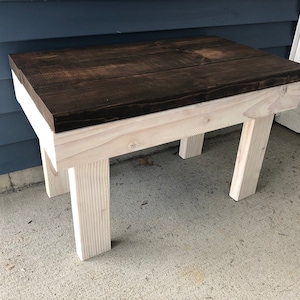 Farmhouse Rustic Bench, Porch bench, Wooden Bench (Pick your own stain)