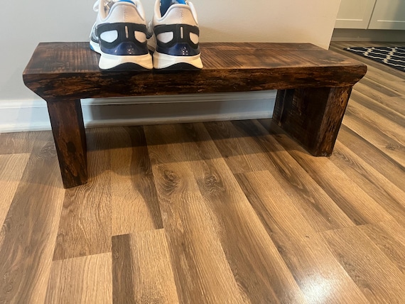 Shoe Rack made with 2” Thick White Oak