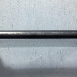 Industrial 1/2&quot; or 3/4&quot; black pipe towel holder (8&quot; - 26&quot;)
