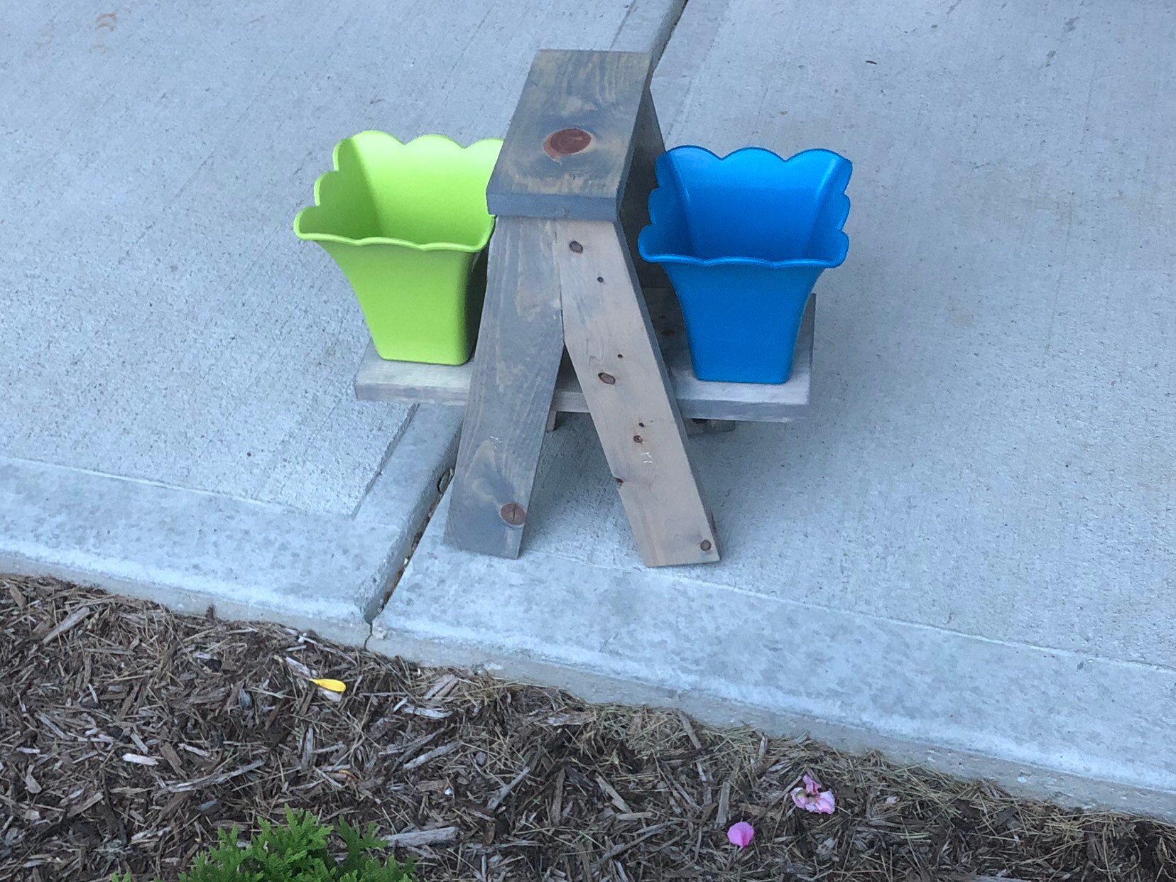 Plant Stand Cupcake Stand Holiday Display Rustic Cupcake