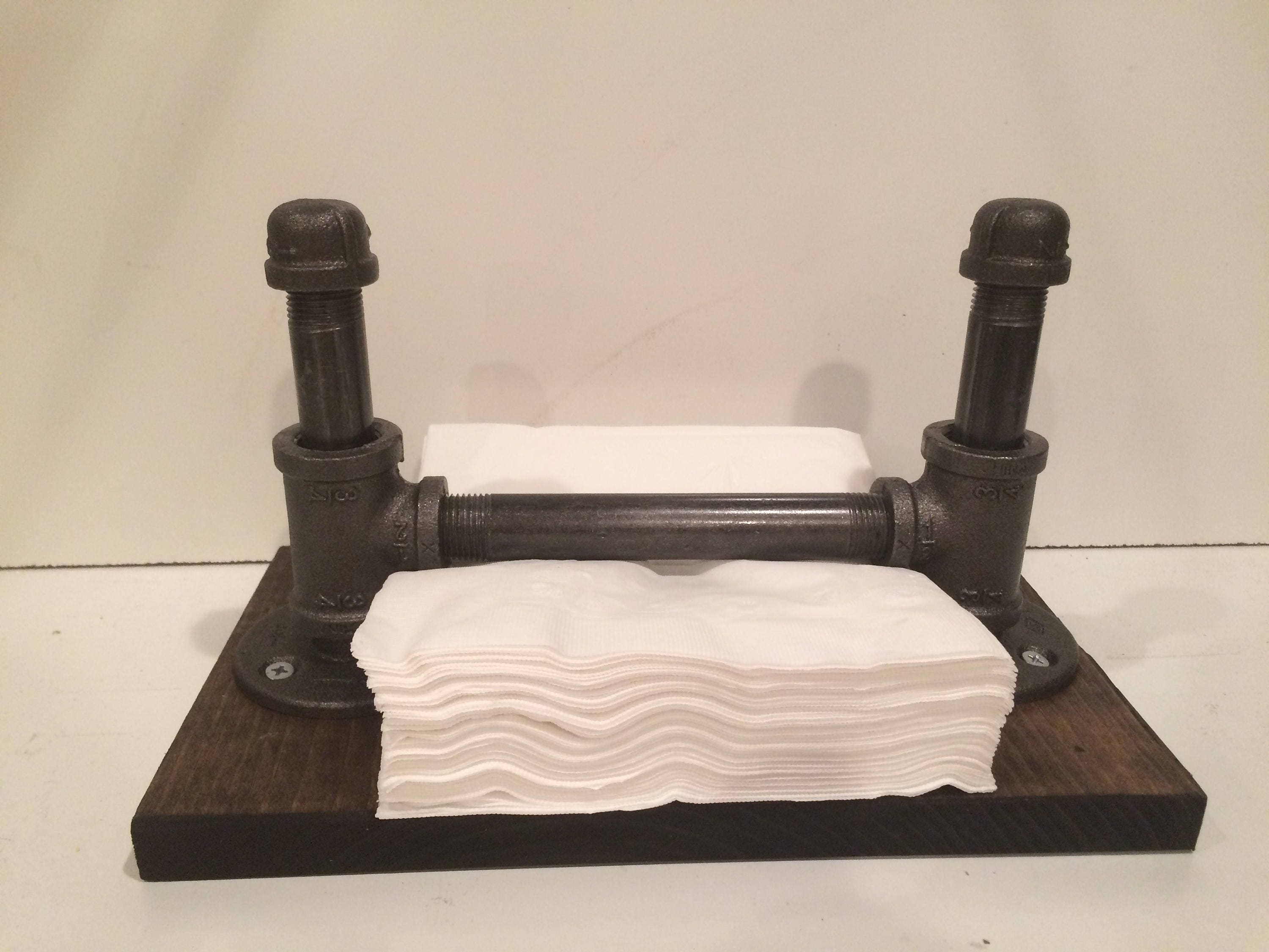 Industrial Rustic Urban Pipe Napkin Holder pick Your Own Etsy UK
