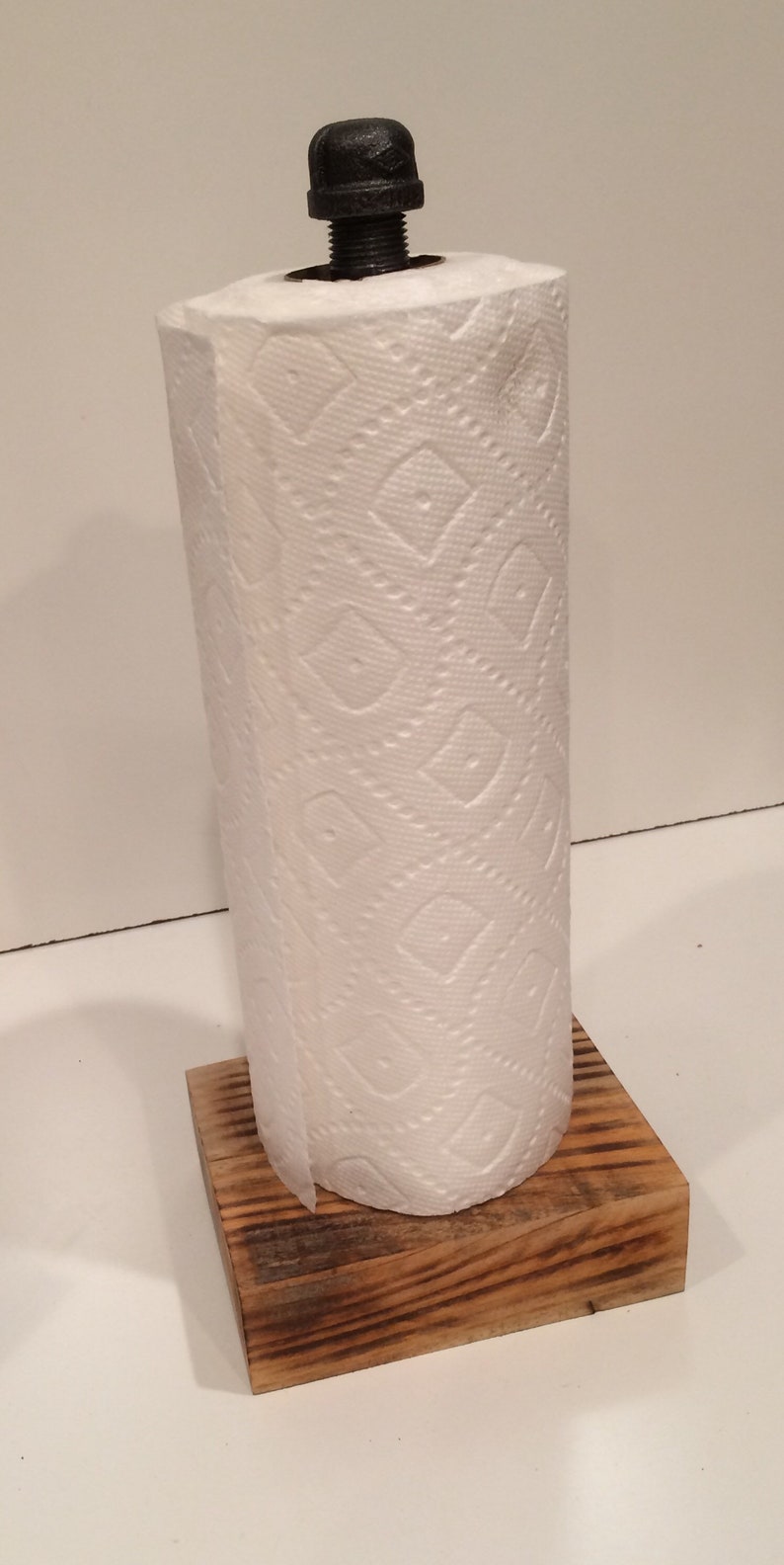 Barnwood Industrial Rustic Urban Pipe Paper Towel Holder
