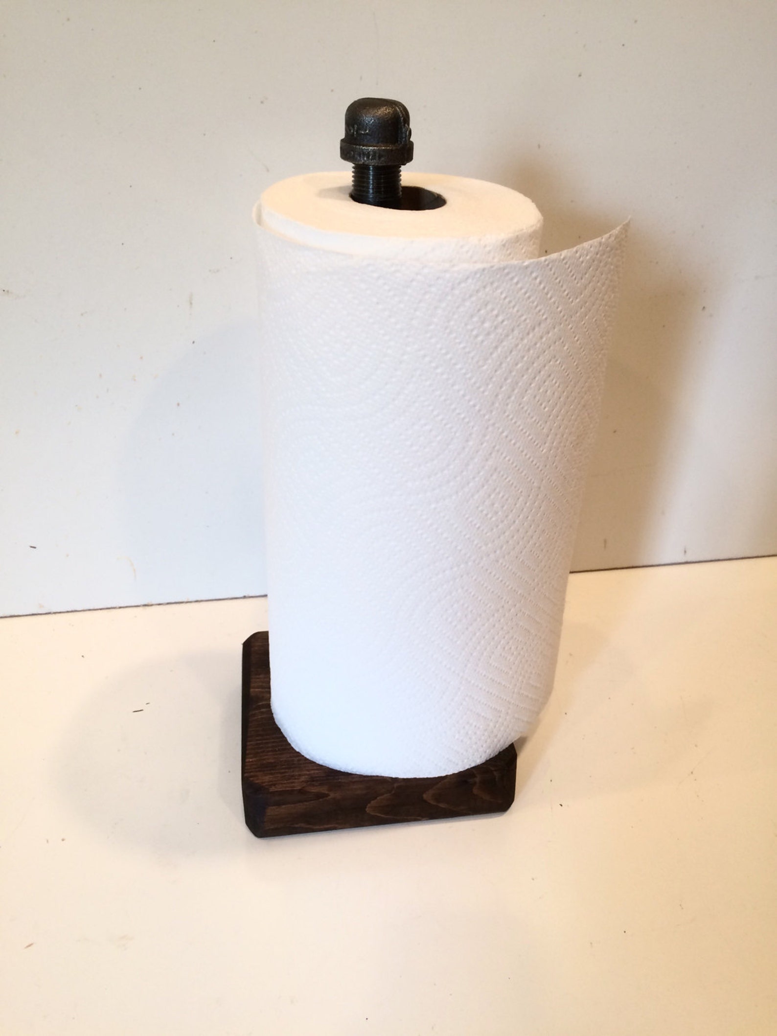 Industrial Rustic Urban Pipe Paper Towel Holder with 14 Stain Etsy