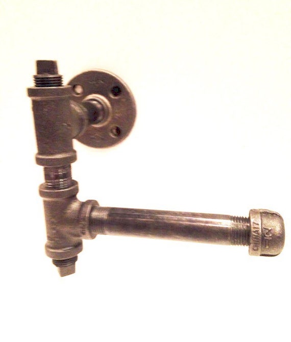 Industrial 1/2" or 3/4" Pipe Toilet Paper Holder