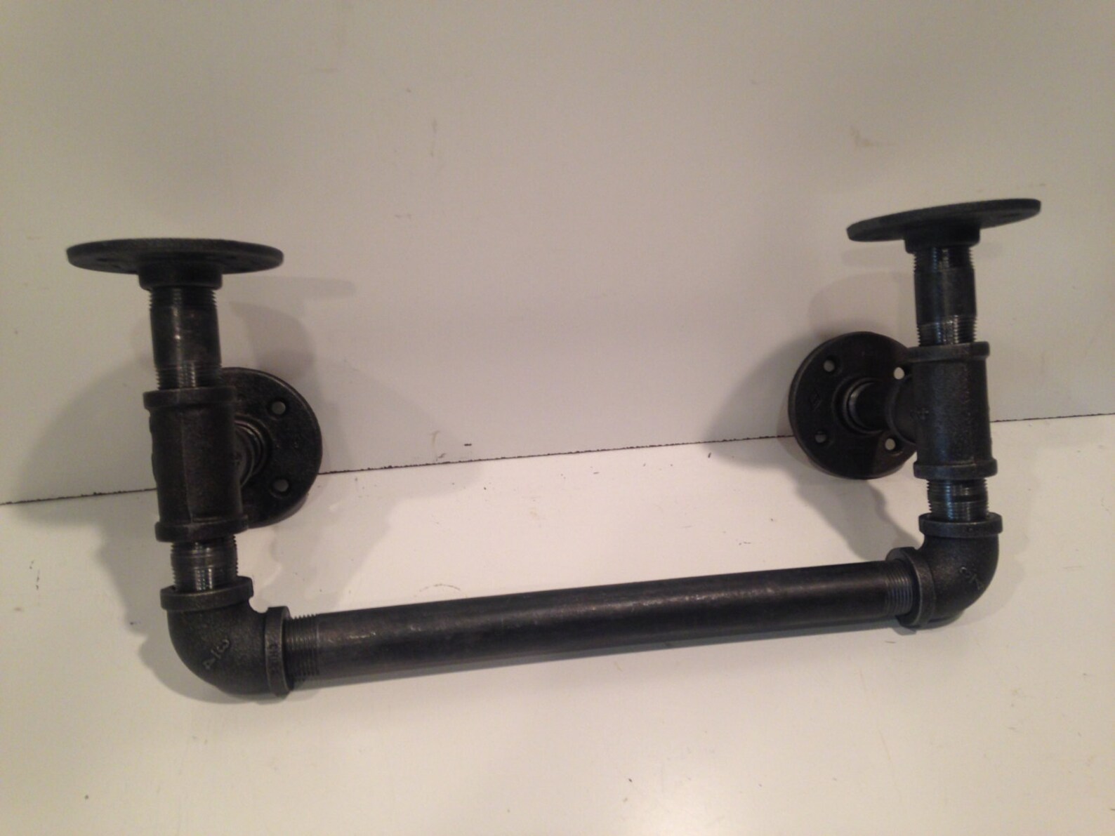 Industrial Black Pipe Shelf Bracket pick 1/2 or Etsy