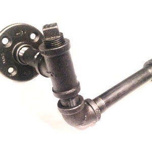 Supporto carta igienica tubo nero industriale da 1/2" o 3/4"