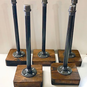 Industrial Rustic Urban Pipe Paper Towel Holder (Pick your own stain for the base)