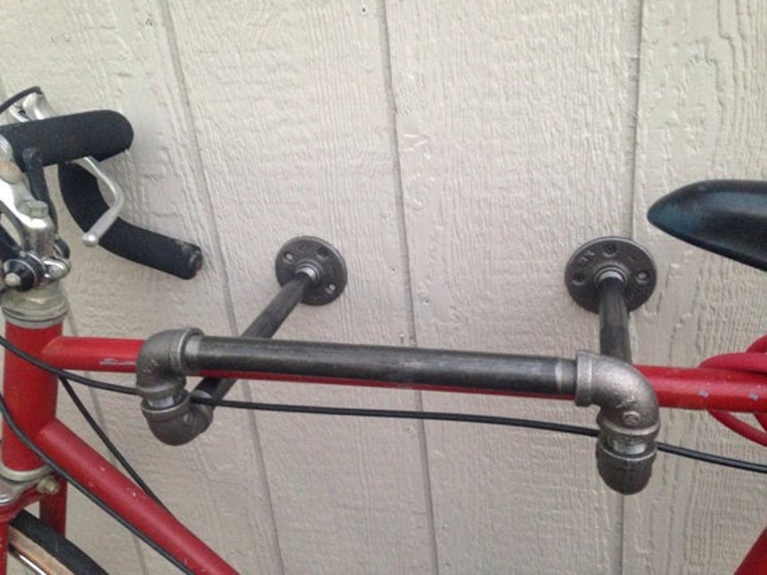 Industrial Bicycle Rack Wall Mount (plus Foam Padding)(pick Between 1/2 ...