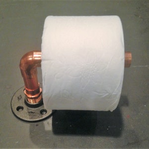 Porta carta igienica industriale in tubo di rame da 3/4"