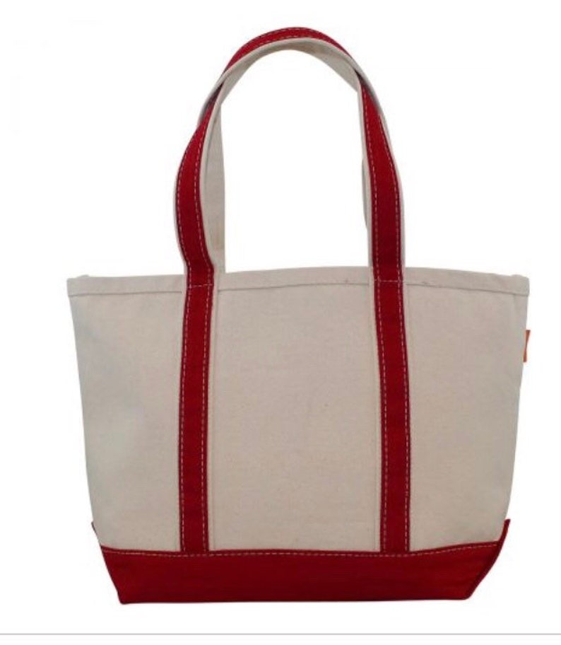 Teacher Gifts Boat Tote Monogrammed Tote Bags Bridesmaid Gifts Canvas Zipper Personalized Boat Tote Bridal Party Gifts