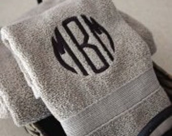 Monogrammed Hand Towels/Gym Towel/Custom Hand Towels/Personalized College Gift/Personalized Graduation Gift/Childs Towel/ Custom Hand Towel