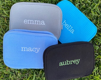 Personalized Make-Up Bag/Custom Bathroom Case/Personalized Cosmetic Case/Personalized Toiletry Bag/ Custom Jewelry Case