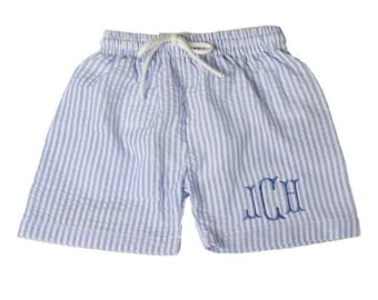 Boys Swimsuit/ Boys Personalized Bathing Suit/ Boys Swim Trunks