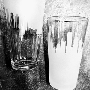 Boston Skyline Pint Set of 2