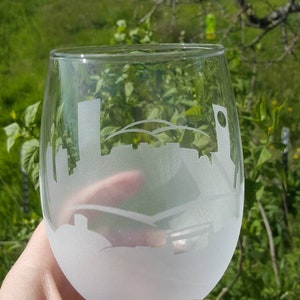 WSU Pullman Skyline Stemless