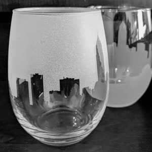 Cleveland Skyline Stemless Set