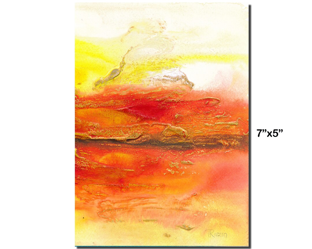 Abstract, Wall Art, Handmade Gift, Art, Painting, Original Painting, Sunset, Artwork, Acrylic