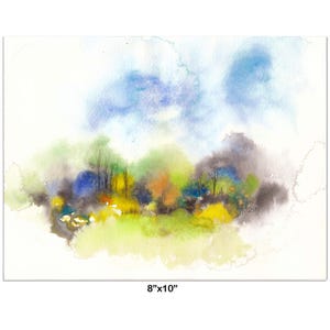 Original Painting, Watercolor Painting, Original art, landscape painting, forest, handmade painting, Wall Art, art, painting, one of a kind