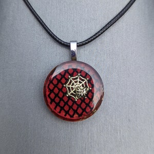 Spider Resin Pendant