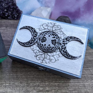 Triple Moon Trinket Box