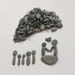 Supply for Pebbles Art/ Mix Round Sea Stones/Pebble Art/Flat Stone Supply/Beach Pebbles/Smooth Pebbles/Set of 250