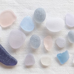 Rare sea glass, pink sea glass, sea foam, lilac, lavender, stormy gray, supply for jewelry or collectors!