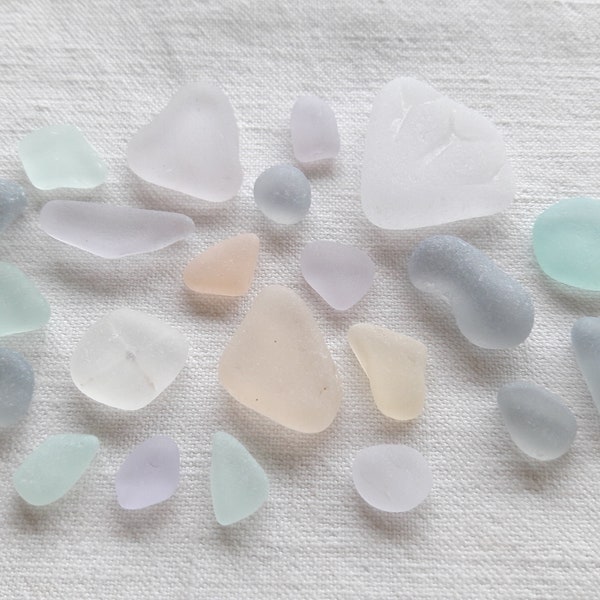 Rare sea glass, pink sea glass, sea foam, lilac, lavender, stormy gray, supply for jewelry or collectors!