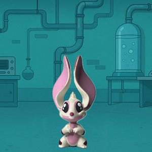Houdini experiment #604 lilo and stitch figure