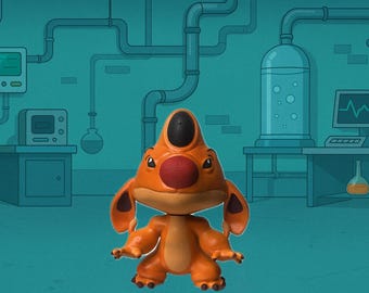 Heat experiment #609 figure from lilo and stitch