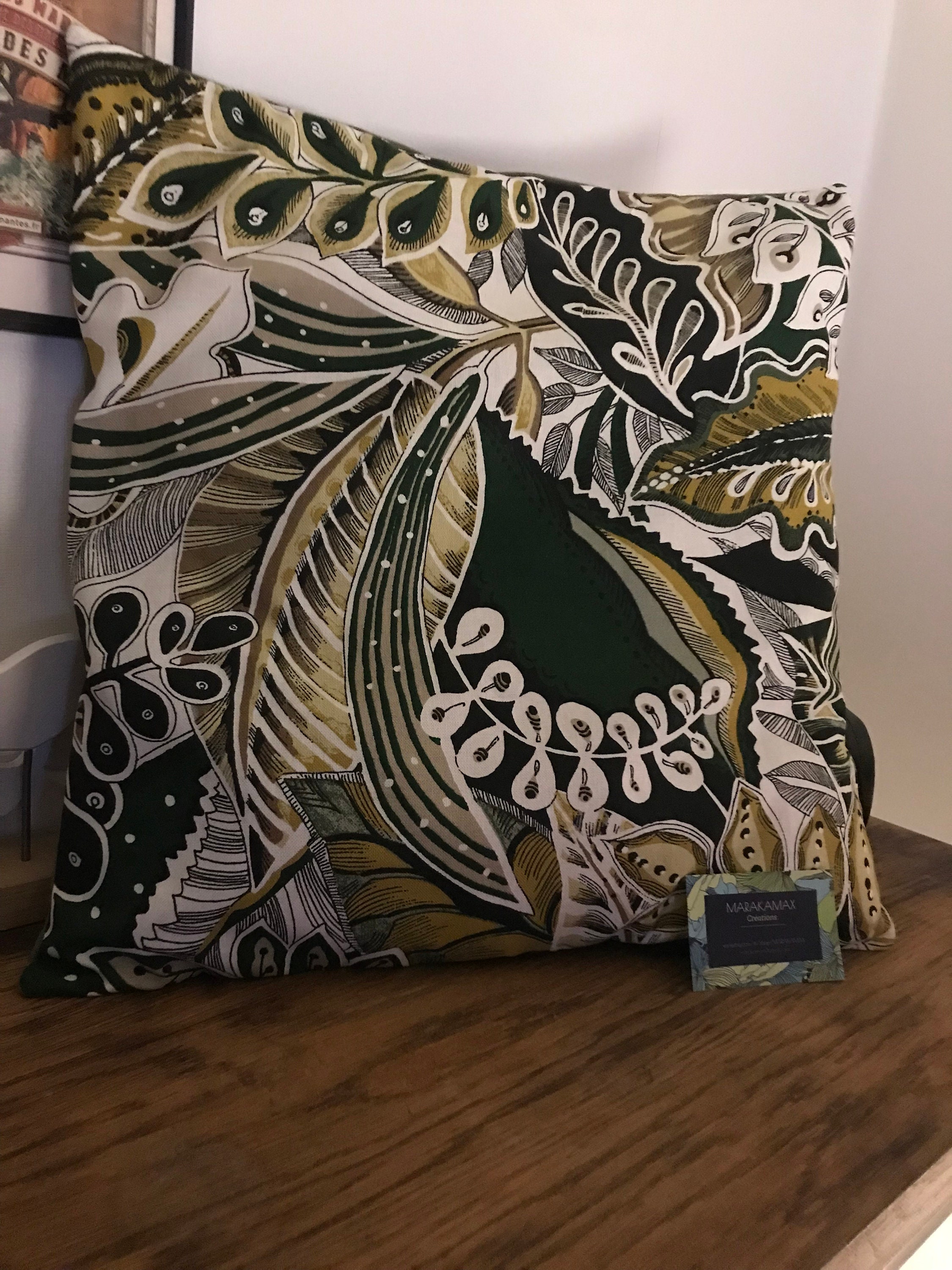 Housse de Coussin Motifs Jungle