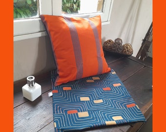 Housse de coussin motifs Années Seventies